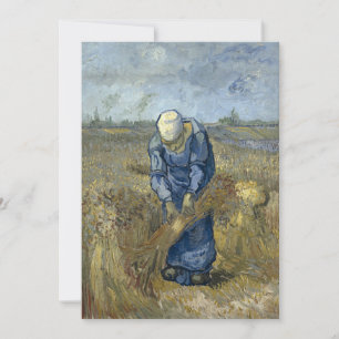 Mujer campesina enlaza hojas de Vincent Van Gogh