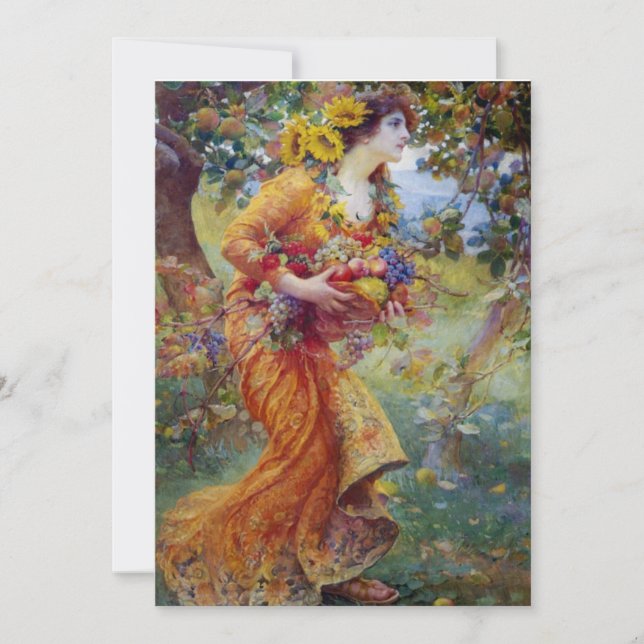 Mujer con abundancia de verano (Anverso)