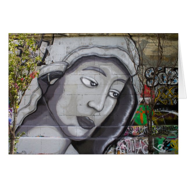 Mujer Con Capucha Gris (Anverso (Horizontal))