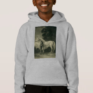 Mujer con el caballo blanco