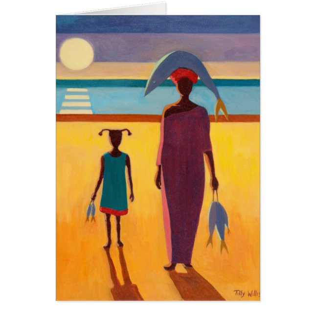 Mujer con los pescados (Frente)