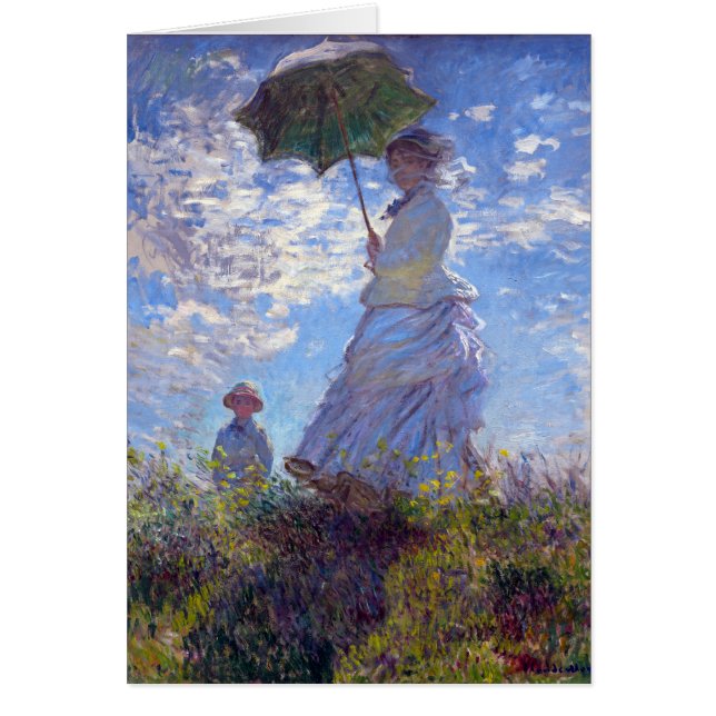 Mujer con parasol (Frente)