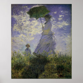 Mujer con parasol de Claude Monet, arte vintage