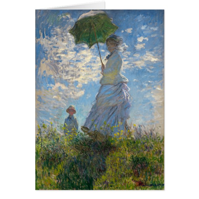 Mujer con parasol - Madame Monet y su hijo (Frente)