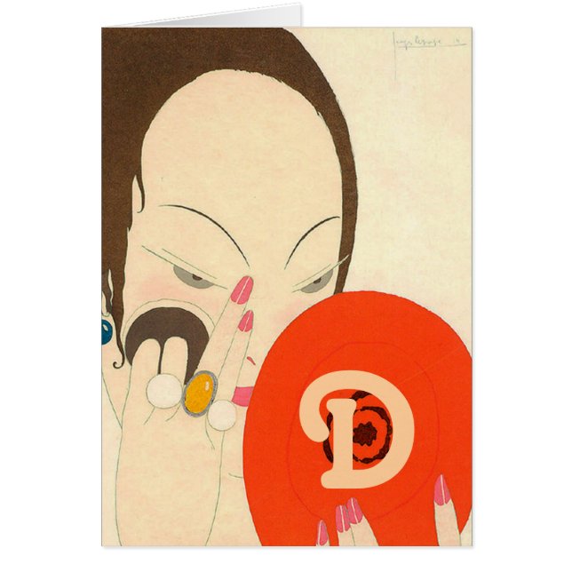 MUJER CON ROJO ESPEJO ROJO Deco Belleza Moda Maqui (Frente)