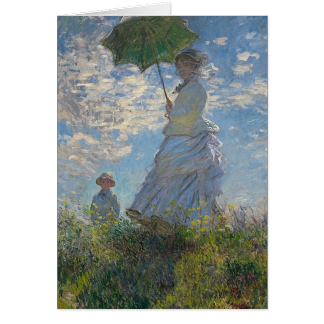 Mujer con sombrilla de Monet (Frente)