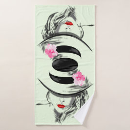 Mujer con toalla de baño Gorra - Colores Personali