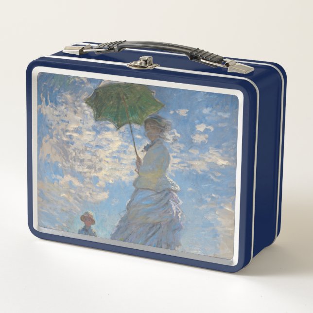 Mujer con un parasol de Claude Monet Arte Fino (Anverso)