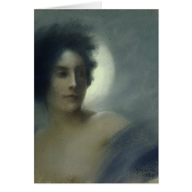 Mujer con una luna creciente o, el eclipse, 1888 (Frente)