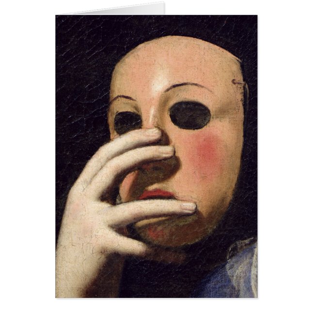 Mujer con una máscara (Frente)