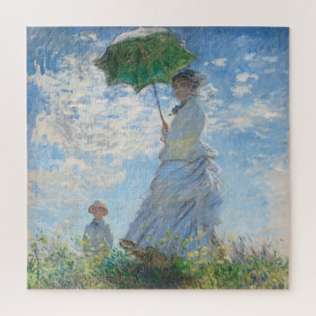 "MUJER CON UNA PARASOLA" DE CLAUDE MONET PUZZLE (Vertical)