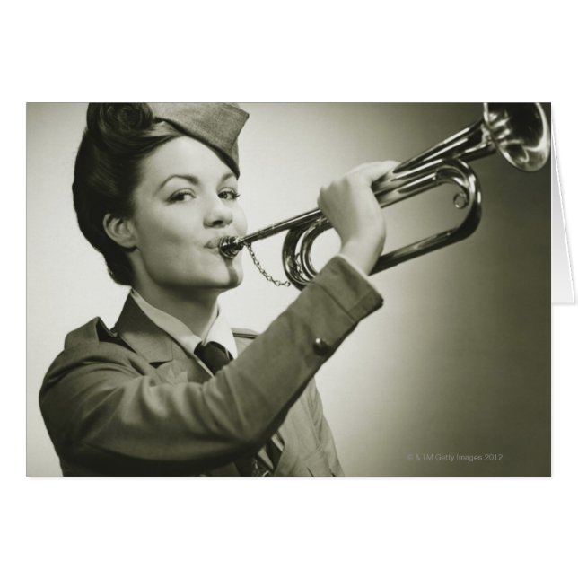 Mujer con uniforme de soldado (Anverso (Horizontal))