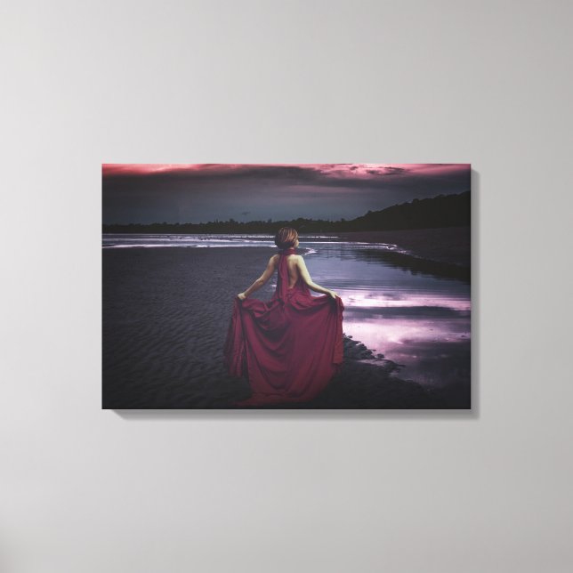 Mujer con vestido, arte fino (Anverso)