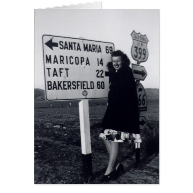 Mujer de California en los años 1940 (Frente)