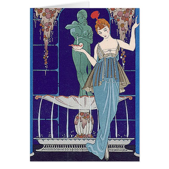 Mujer de Deco en azul (Frente)