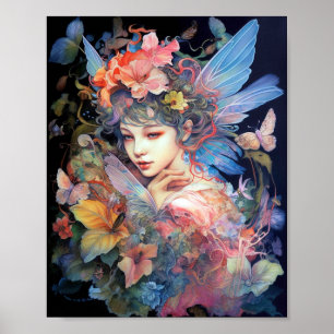 Mujer De Hadas En Flores Arte De Fantasía