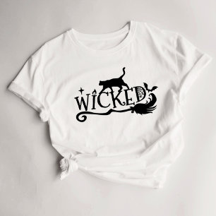 Mujer de Halloween Bruja camiseta malvada