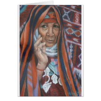Mujer de la tapicería del Berber