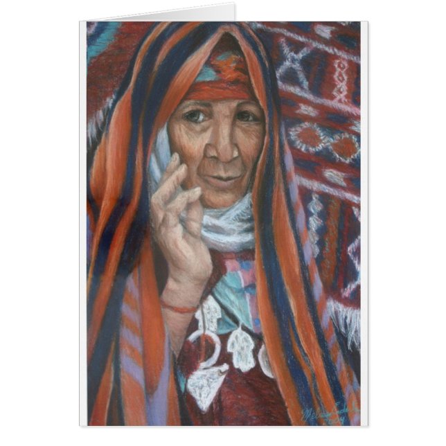 Mujer de la tapicería del Berber (Frente)