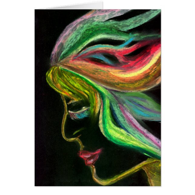 Mujer de la tarjeta ligera (Frente)