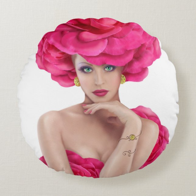 Mujer de moda de almohada (Anverso)