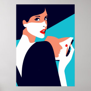 Mujer de moda inspirada en el arte pop 8