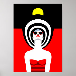 Mujer de moda inspirada en el arte pop 9