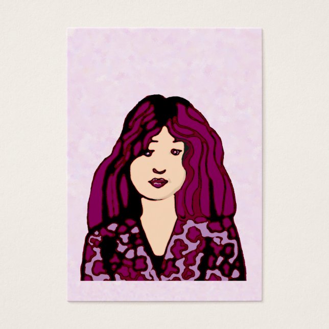 Mujer de pelo morado (Frente)