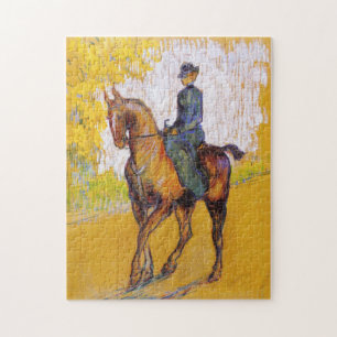 Mujer de Toulouse-Lautrec en rompecabezas del