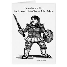 Mujer decidida del guerrero