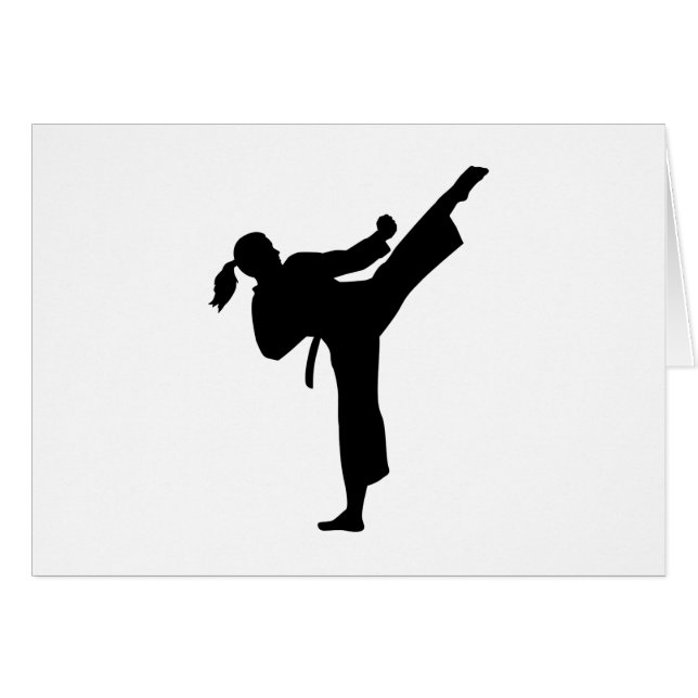Mujer del chica del karate (Anverso (Horizontal))