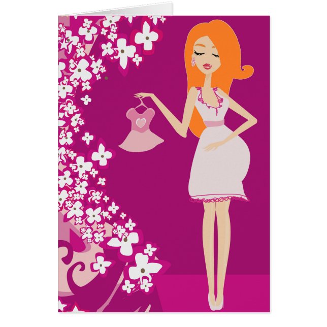 mujer embarazada de pelirrojo (Frente)