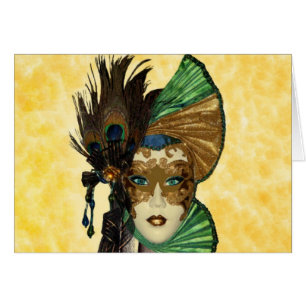 Mujer En Arte De Mascarada
