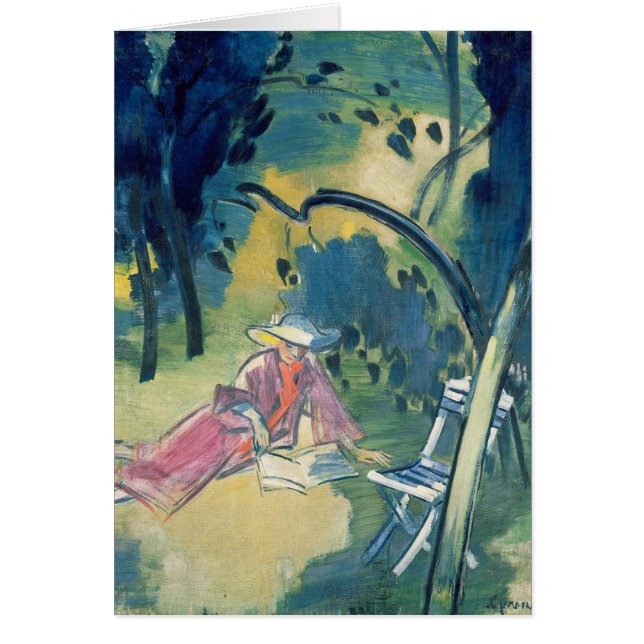Mujer en el jardín (Frente)