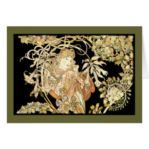 Mujer en el Jazmín Vines