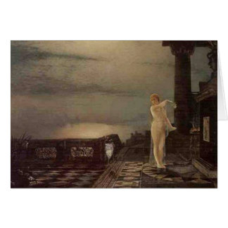 Mujer en el pórtico por el lago