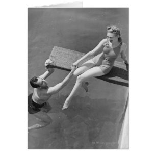 Mujer en la tabla de submarinismo