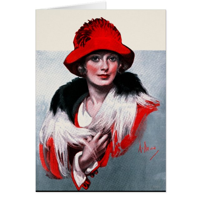 Mujer en Red Hat (Frente)