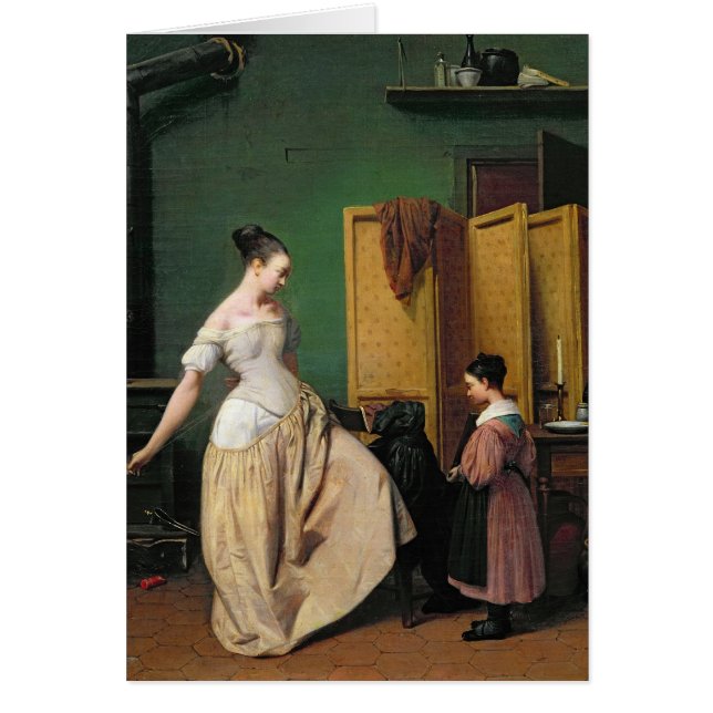 Mujer en su retrete, 1835 (Frente)