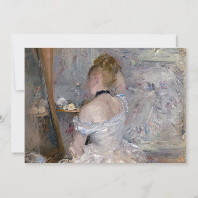 Mujer en su retrete | Berthe Morisot (Anverso)