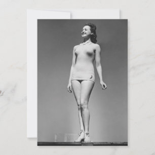 Mujer en traje de baño