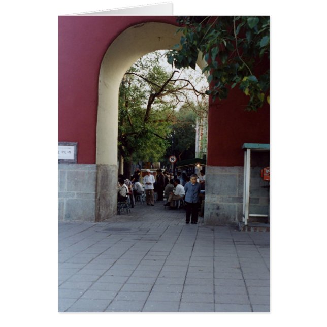 Mujer en un arco (Frente)