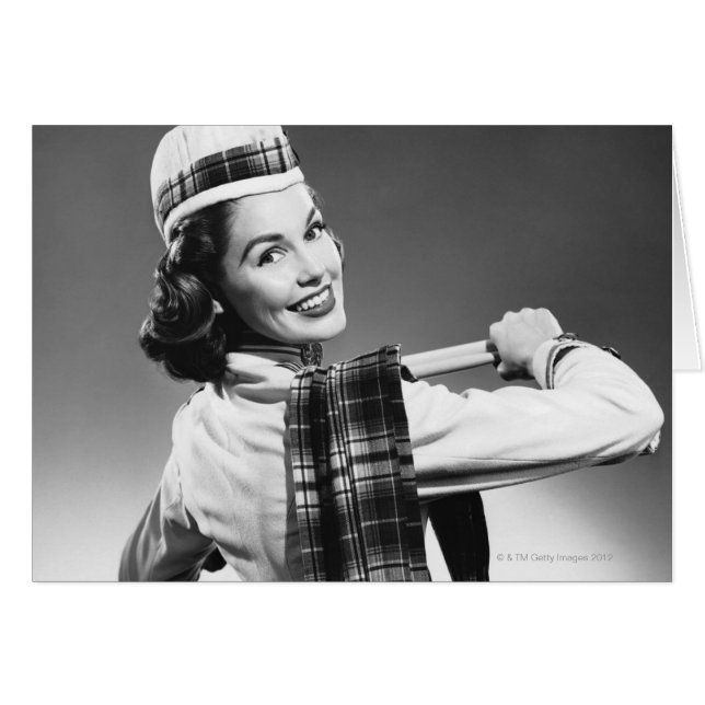 Mujer en una gorra (Anverso (Horizontal))