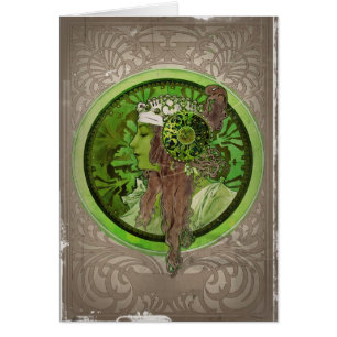 Mujer en verde - LAUREL