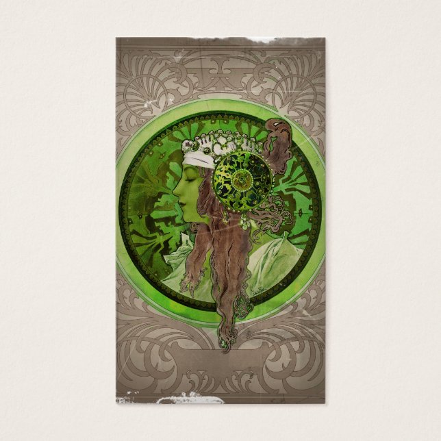 Mujer en verde - LAUREL (Frente)