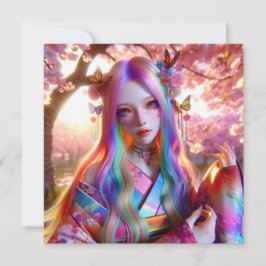 Mujer etérea mística bonito con mariposas