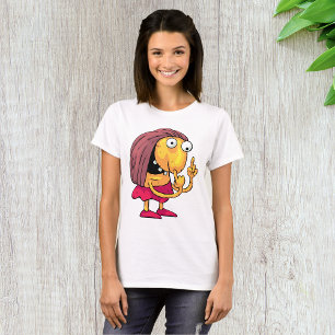 Mujer extraña camiseta