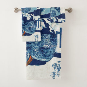Mujer geisya japonesa, Kuniyoshi, Ukiyo-e