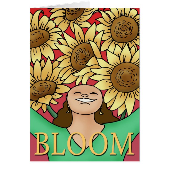 Mujer girasol — ¡Bloom! (Frente)