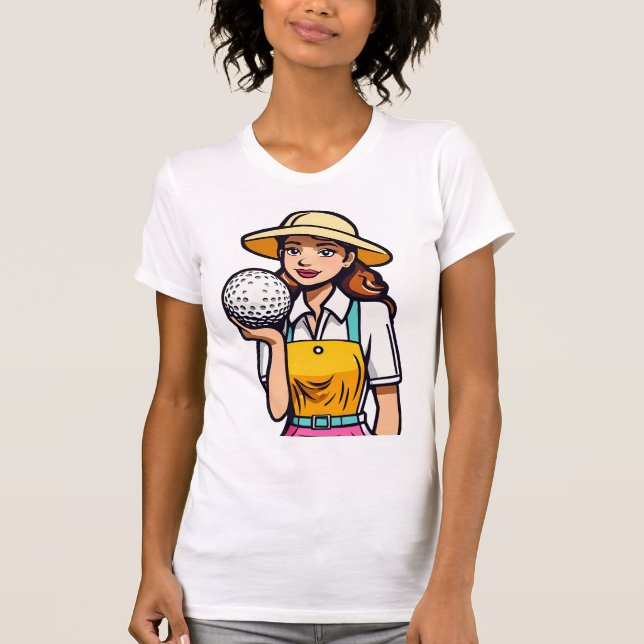Mujer golf - Camiseta de golf (Anverso)